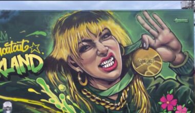 Art group unveils mural honoring Alysa Liu in Oakland – NBC Bay Area