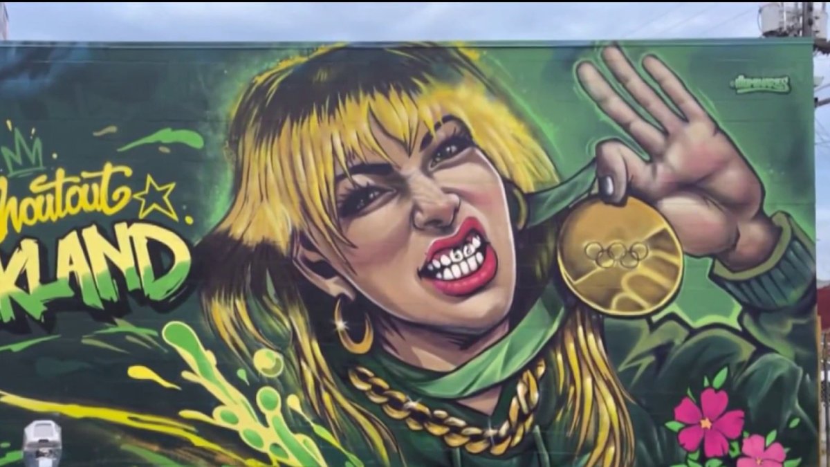 Art group unveils mural honoring Alysa Liu in Oakland – NBC Bay Area