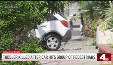 Little girl dies after being struck by a reversing car in Long Beach – NBC Los Angeles