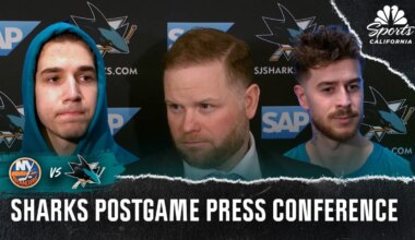 Ryan Warsofsky, Sharks break down San Jose’s 2-1 OT loss – NBC Sports Bay Area & California