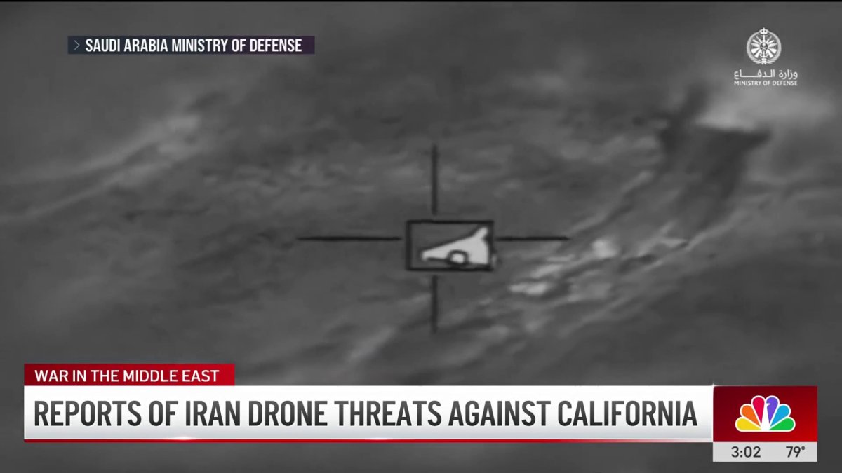 Rumors about Iran’s planned drone attacks on California ‘not credible’ – NBC Los Angeles