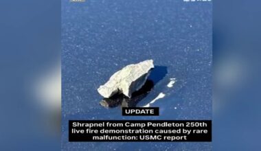 `Rare’ malfunction caused shrapnel incident at Camp Pendleton in October, investigation finds – NBC 7 San Diego