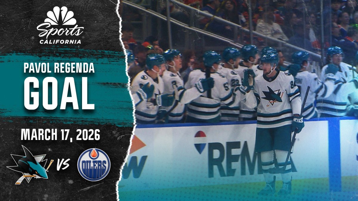 Pavol Regenda tips in Sharks’ second goal of game vs. Oilers – NBC Sports Bay Area & California