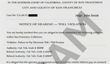 San Francisco’s district attorney warns of fake traffic violation notices – NBC Bay Area