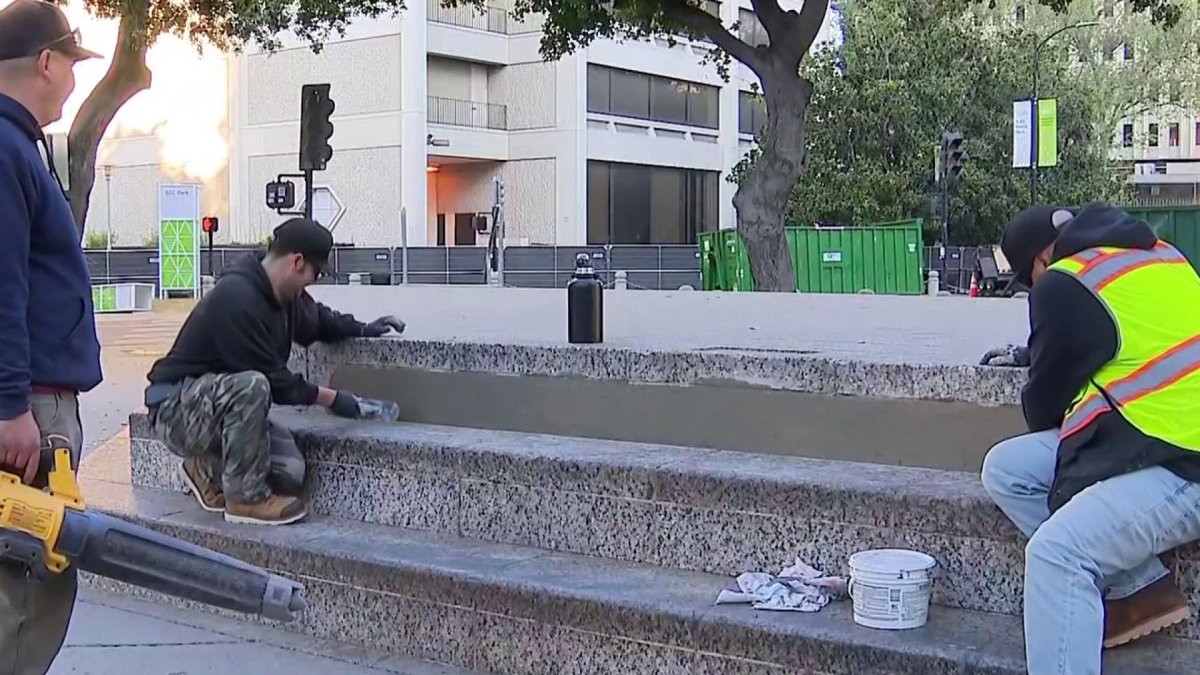 San Jose covers plaque honoring Cesar Chavez at downtown plaza – NBC Bay Area