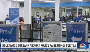Hollywood Burbank Airport firefighters, officers raise money for TSA – NBC Los Angeles