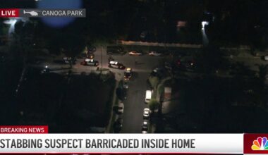 Barricaded stabbing suspect prompts large police presence in Canoga Park – NBC Los Angeles