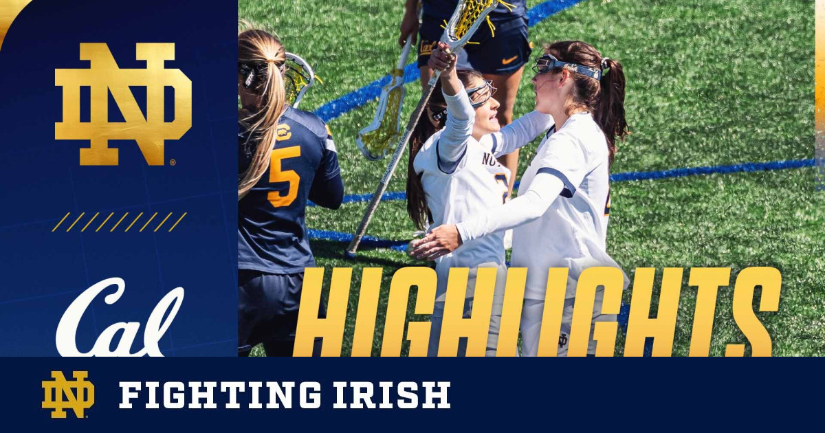 Irish Crush Cal on Senior Day | Highlights vs California