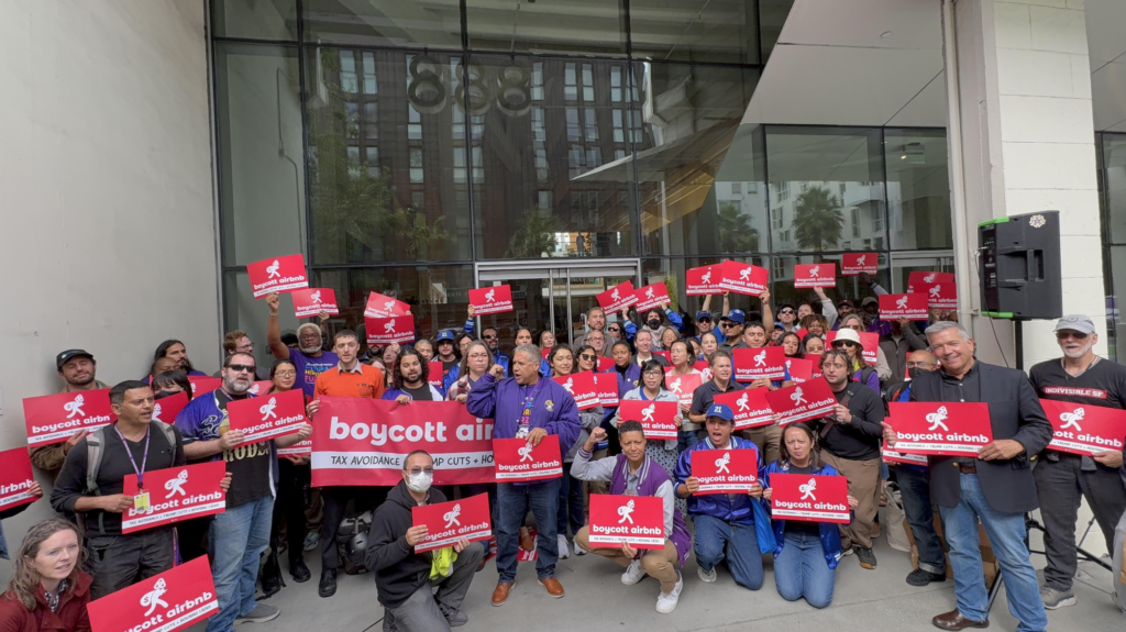 Airbnb, under pressure from labor, drops $120 million lawsuit against SF