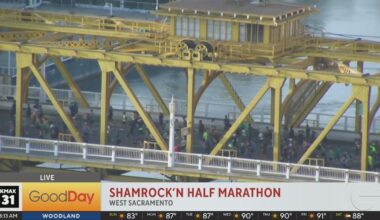 The Iconic Sacramento Shamrock'n Half Marathon 2026 is underway! 8am