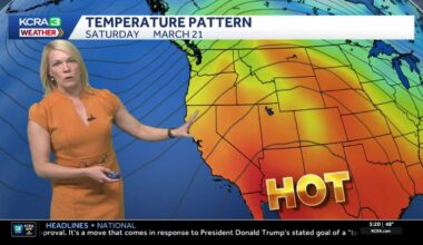 Unseasonably warm weekend across Northern California