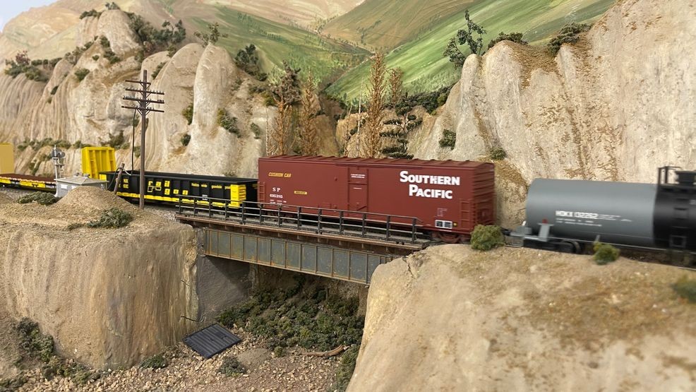 Model trains display that will be featured at the Model Railroad Show March 7th & 8th. PHOTO: KBFX{p}{/p}