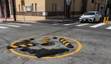 Why We Can't Have Nice Things: Drivers are Destroying Ktown Mini-Traffic Circle