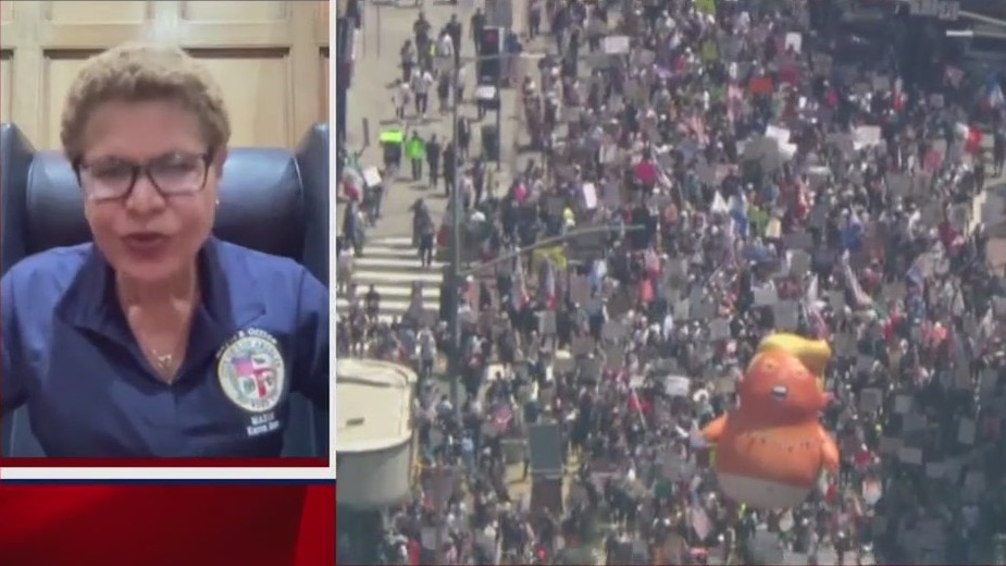 PREVIOUS COVERAGE: Karen Bass' message after No Kings protests