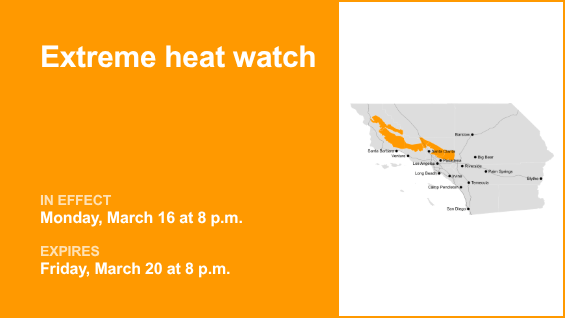 5 Freeway north of LA placed under an extreme heat watch from Monday to Friday – Orange County Register