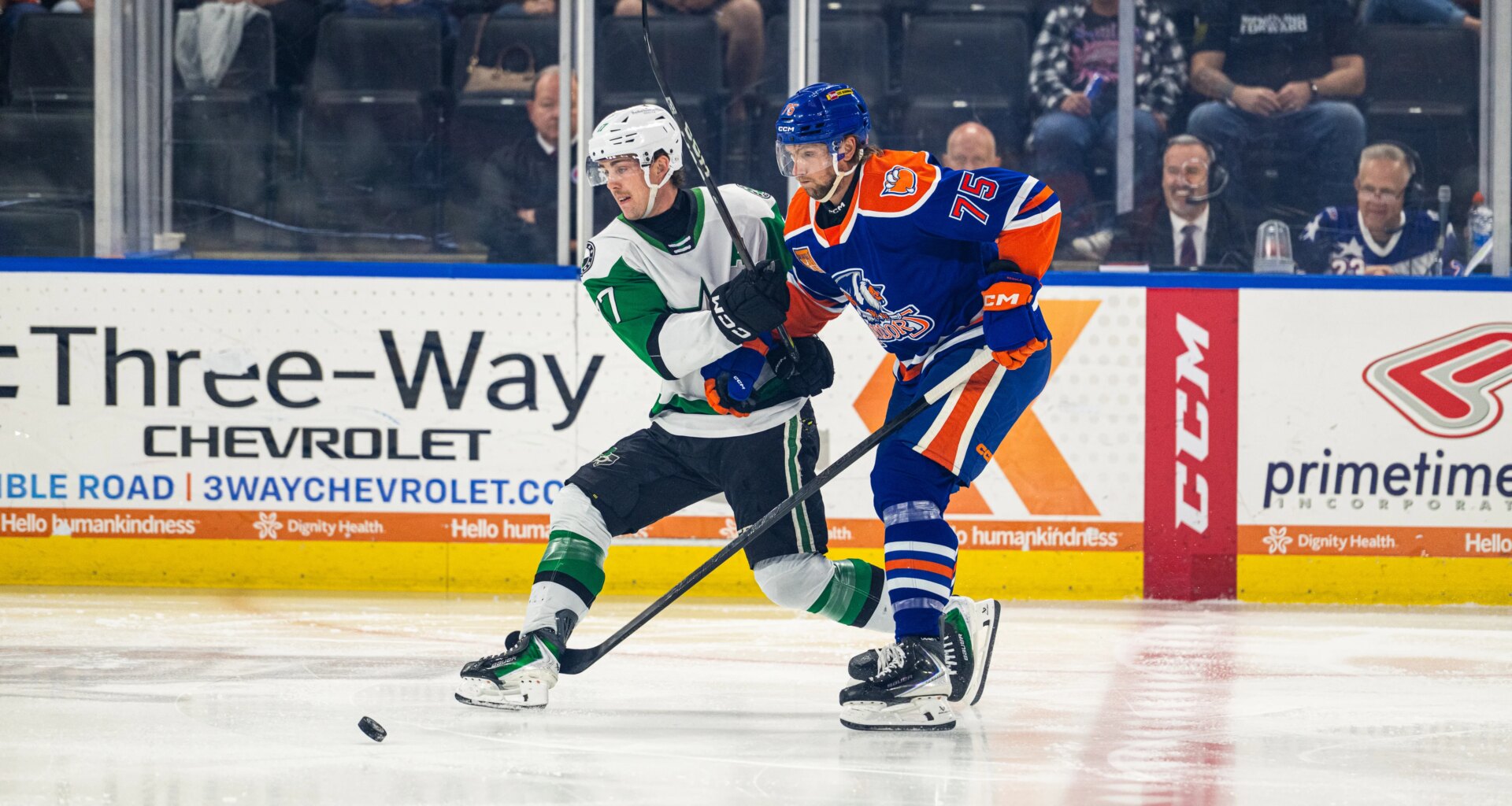 Poirier Stops 40, but Stars fall 4-3 in Bakersfield | Texas Stars