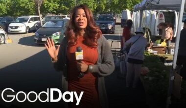 Sade is exploring the Florin Farmers Market!