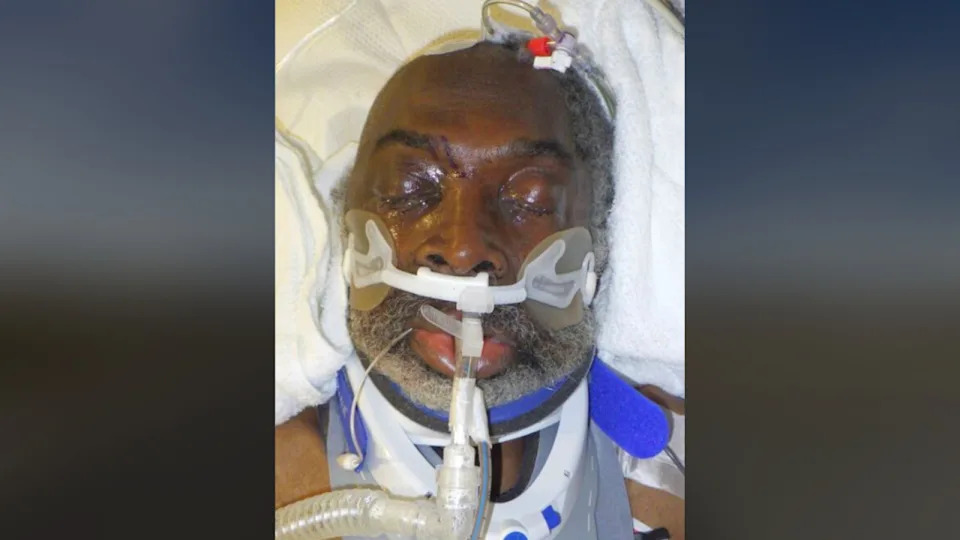 A male patient around 65 years old was found injured near Hollywood Boulevard and New Hampshire Avenue in L.A.’s Los Feliz neighborhood on March 2, 2026. (Los Angeles General Medical Center)