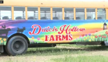 Central California farm closes tulip fields early after crop was "trampled"