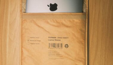 The Anaheim Laptop Sleeve Blends Minimal Design With a Tyvek Mailer Aesthetic