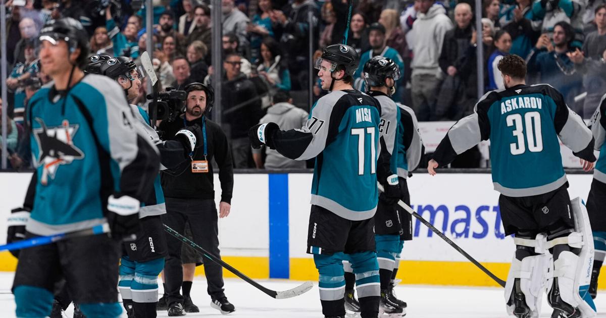 Michael Misa scores in overtime as the San Jose Sharks beat the Winnipeg Jets 2-1 | Olympics