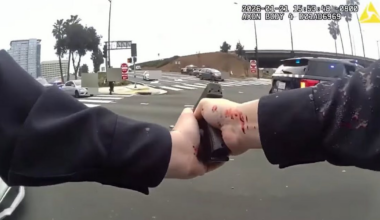 Body Camera Video Shows San Jose California Sergeant Shot in Head During Shootout With Felon