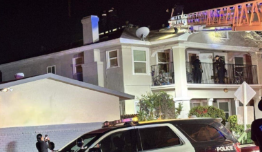 Burglary Suspect Fleeing Fresno California Police Falls Through Attic Hiding Spot