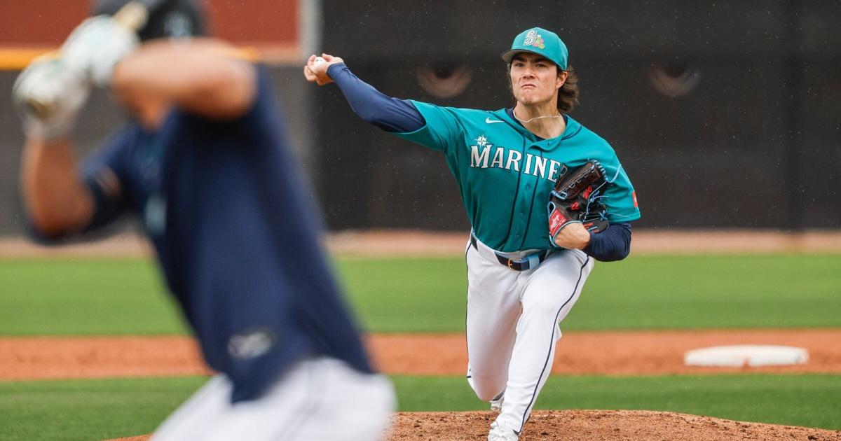 Bryan Woo sharp again as Mariners fall to Angels in spring training game | Mariners