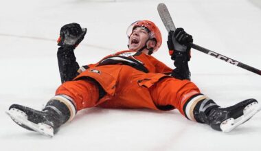 Cutter Gauthier scores twice, Ville Husso has 42 saves in Ducks' 5-1 win over Islanders | Pro National Sports