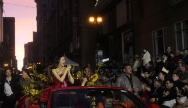 Olympian Eileen Gu heads up annual Chinese New Year parade in her native San Francisco | Olympics