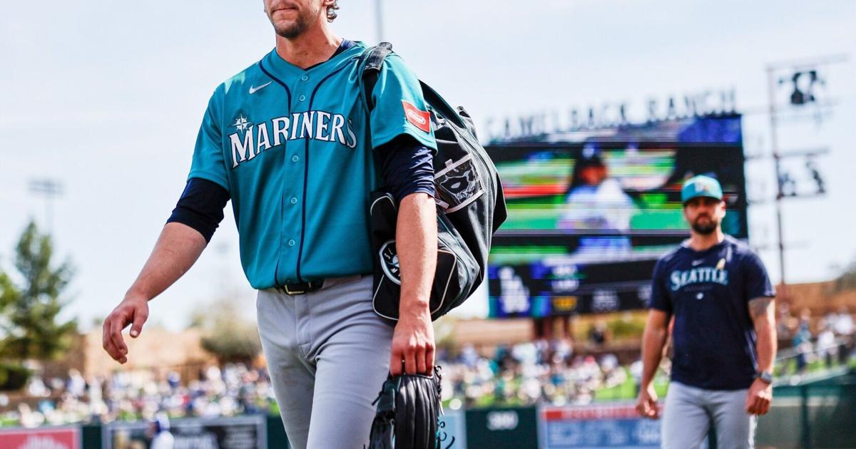 Mariners’ Logan Gilbert scuffles in spring start vs. Angels | Mariners