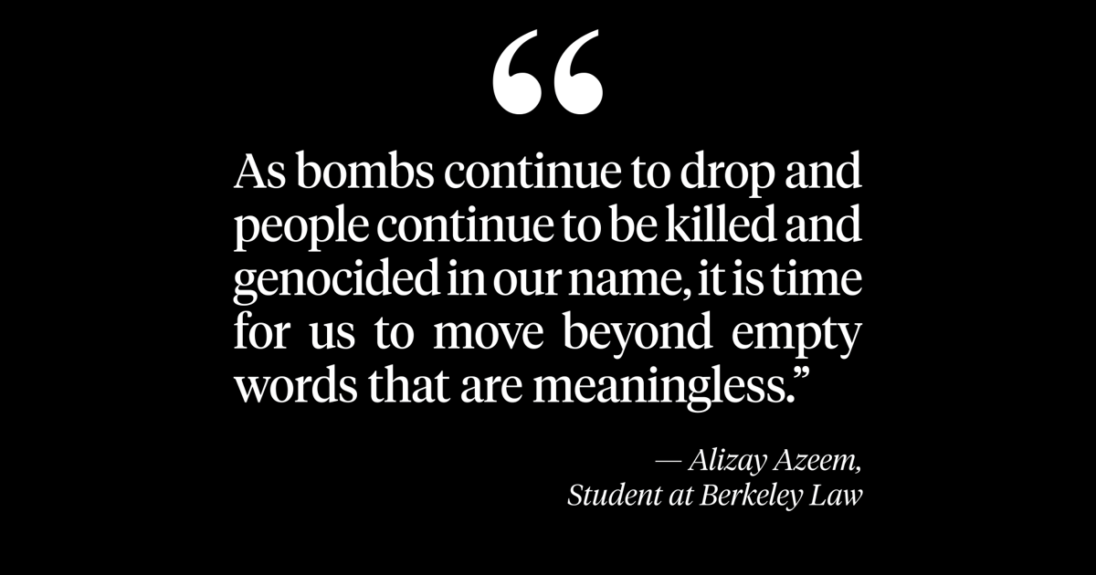 We fast to reject institutional complicity in genocide and war | Op-Eds