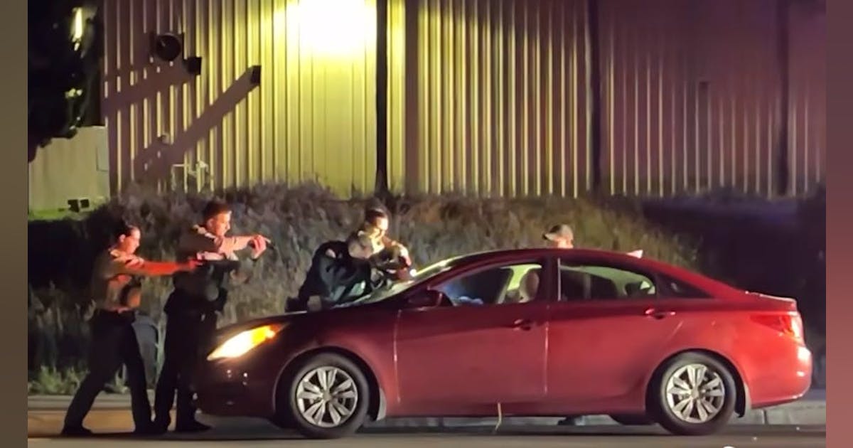 Watch Passenger Open Fire on San Diego County California Sheriff's Deputies in Violent Clash During Stop