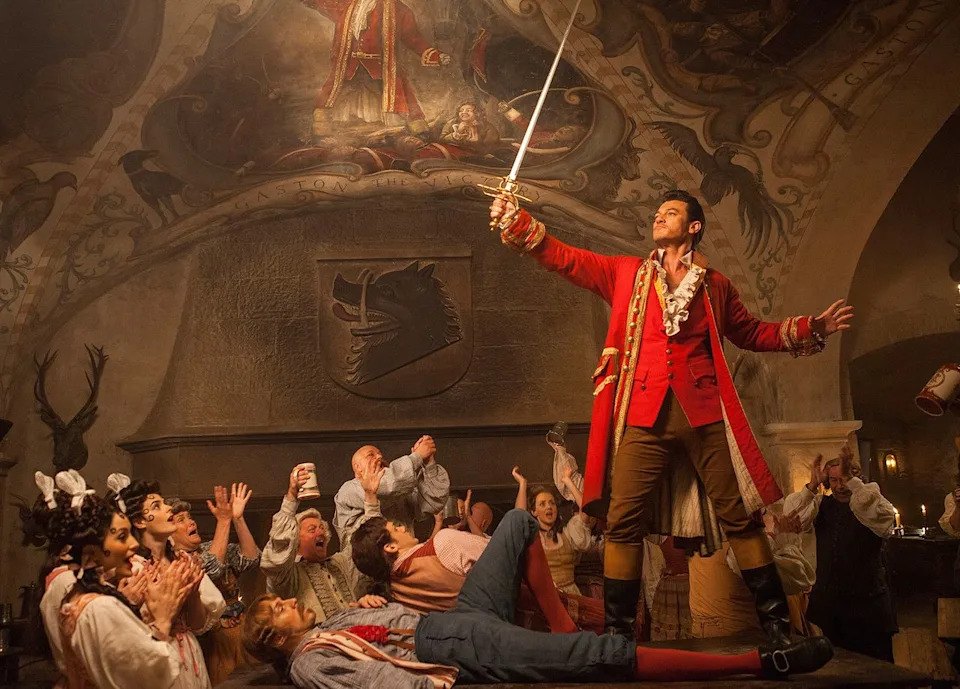 Gaston (Luke Evans) as Gaston in the live-action version of 'Beauty and the Beast'