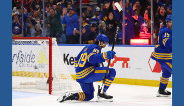 Jack Quinn scores 3 and Buffalo Sabres beat San Jose Sharks 6-3 for 8th straight win