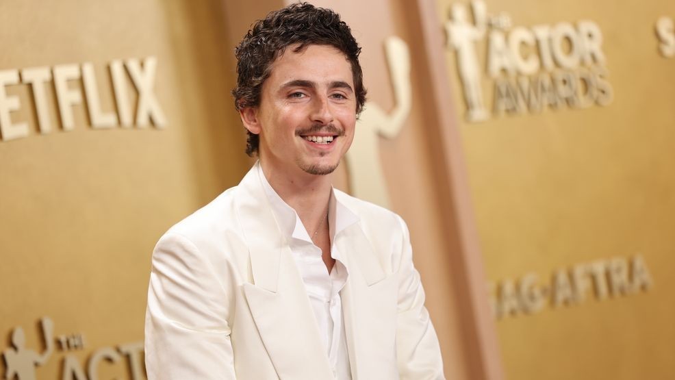 LOS ANGELES, CALIFORNIA - MARCH 01: Timothée Chalamet attends the 32nd Annual Actor Awards at Shrine Auditorium and Expo Hall on March 01, 2026 in Los Angeles, California. (Photo by Amy Sussman/Getty Images)