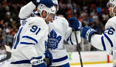 John Tavares scores with 5 seconds left in OT to lift Maple Leafs to 5-4 comeback win over Ducks :: WRAL.com