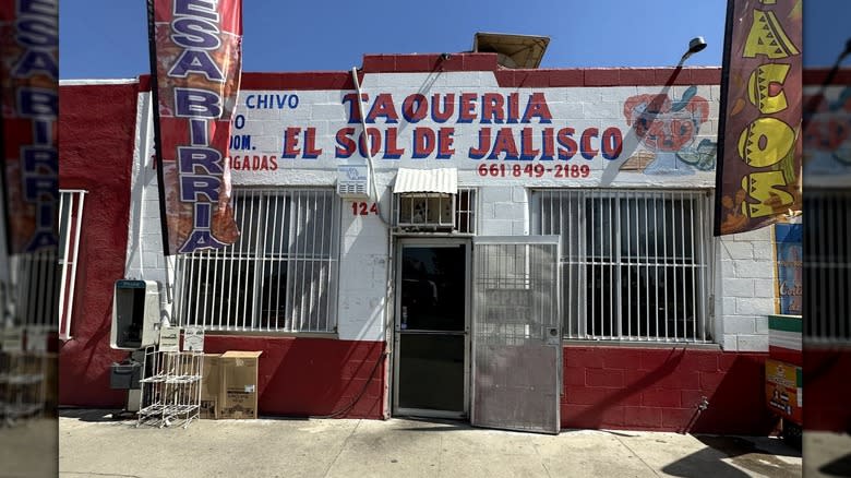 Exterior of Taqueria El Sol De Jalisco