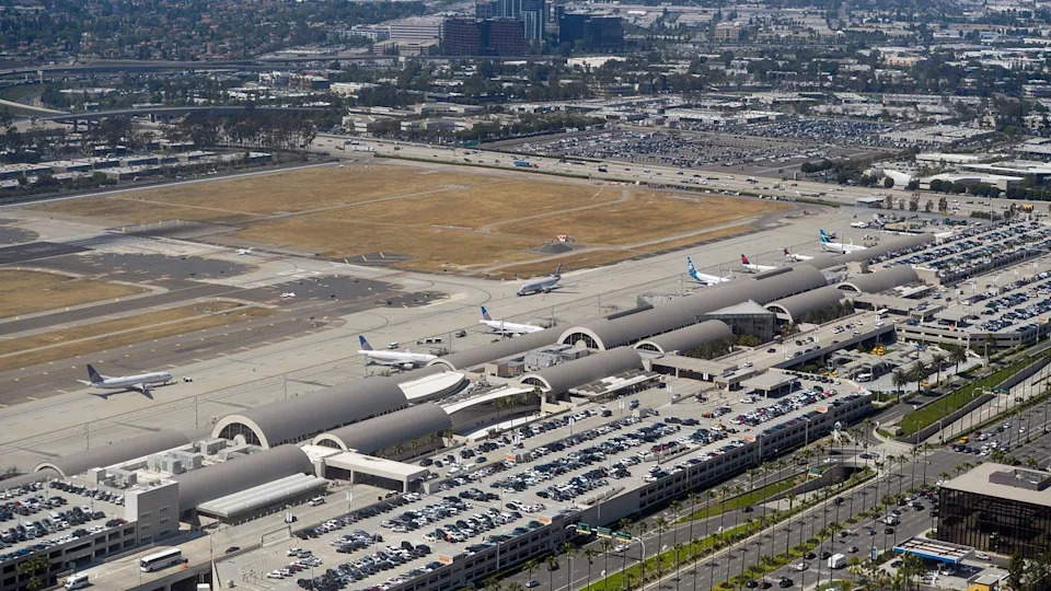 John Wayne airport aerial view