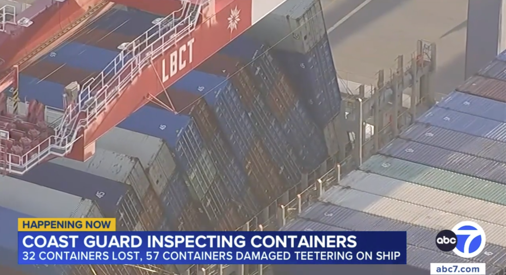 Contractors have inspected each container and are conducting air monitoring and heat detection.