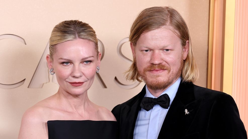 HOLLYWOOD, CALIFORNIA - MARCH 15: (L-R) Kirsten Dunst and Jesse Plemons attend the 98th Oscars at Dolby Theatre on March 15, 2026 in Hollywood, California. (Photo by Julian Hamilton/Getty Images)