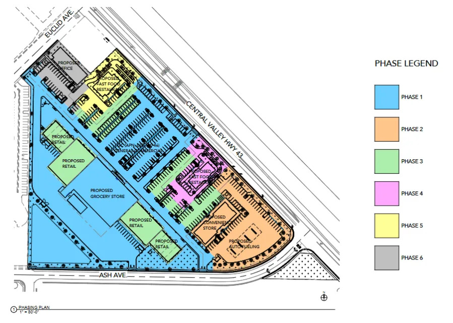 Preliminary site plan for the proposed center. / Photo courtesy of the city of Shafter