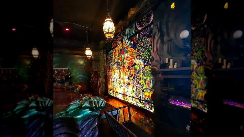 Interior of Requiem Cafe in Anaheim, California.