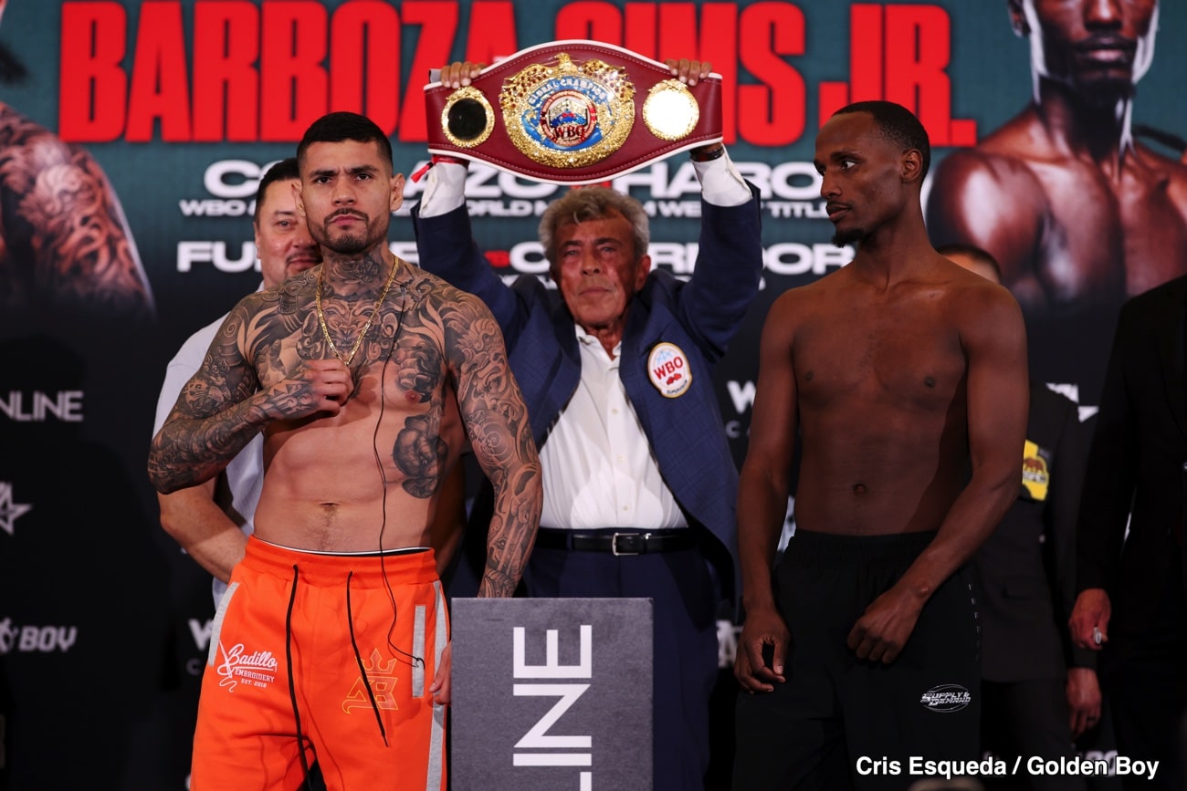 Image: Arnold Barboza Jr vs Kenneth Sims Jr Live Results from Anaheim