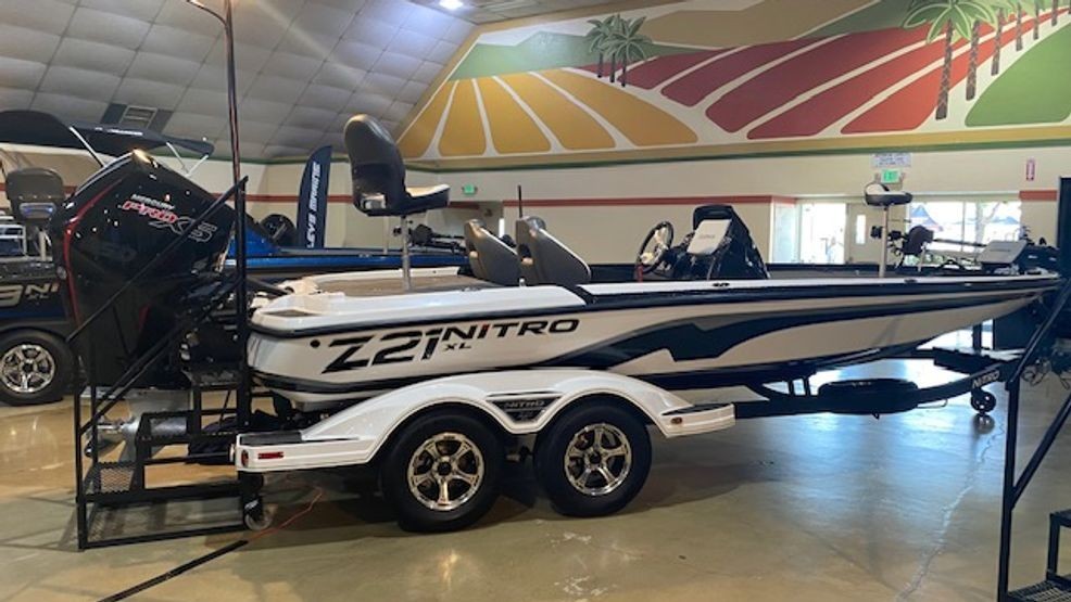 One of many boats you will find for purchase at the Sportsman Boat & RV show PHOTO: KBFX{p}{/p}{p}{/p}