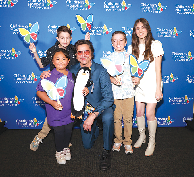John Stamos kicks off Make March Matter campaign at CHLA
