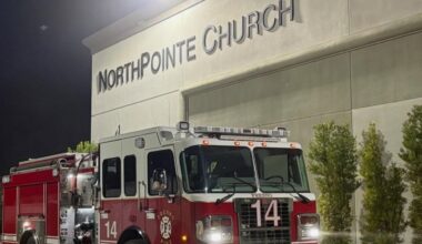 A fog machine left on filled a Fresno church with smoke, prompting a fire response but no damage on Wednesday, March 18, 2026. (Fresno FD)