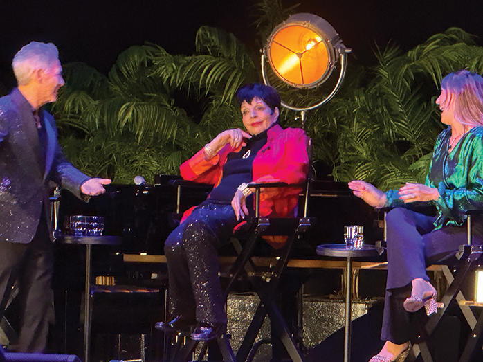 Liza sparkles in Downtown L.A.