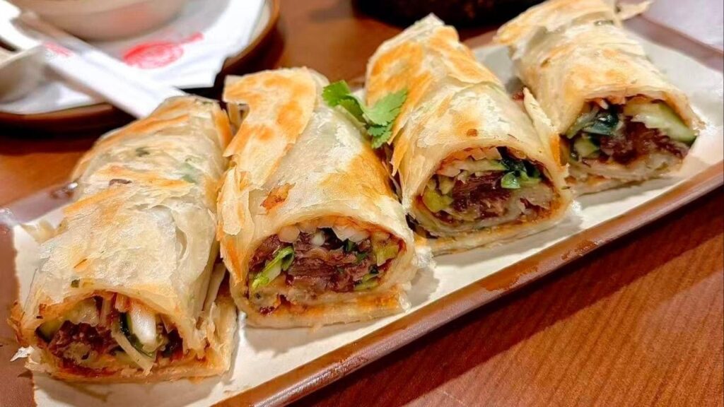 A meat roll made by Dumpling U in Fresno. (Special to GV Wire)