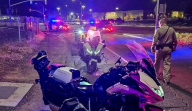 A vehicle and its occupants miraculously escaped injury after shots were fired on Highway 41 near Herndon Avenue, prompting a rapid response from the California Highway Patrol and a temporary road closure. (CHP)